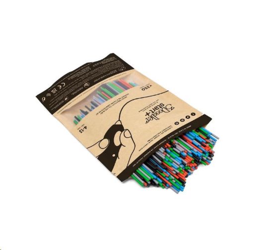 Obrázek 3Doodler náplň ECO- PCL pro 3D pero Start+ 250ks - černá, červená, šedá, modrá