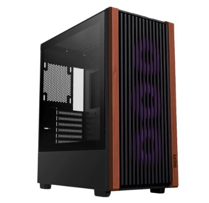 Obrázek 1stCOOL skříň G6 Noble, Mid Tower, ATX, AU, Průhledná Bočnice, Černá