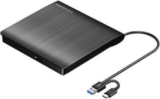 Obrázek C- TECH externí DVD vypalovačka DVD- USB- AC, USB 2.0, USB A/ Type C