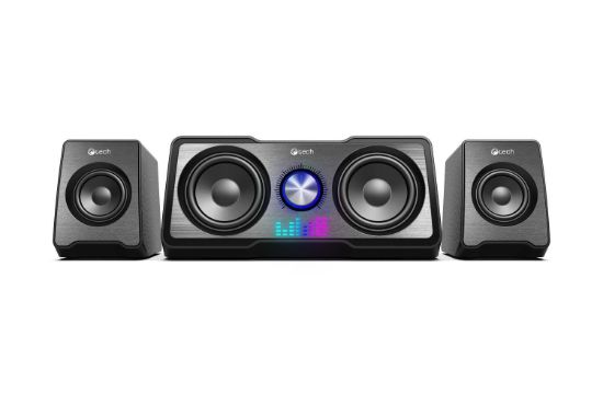 Obrázek C- TECH reproduktory SPK- 16, 2.2, RGB, černá