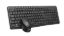 Obrázek C- TECH klávesnice s myší WLKMC- 04, Bezdrátový set 2.4GHz, CZ, Černá