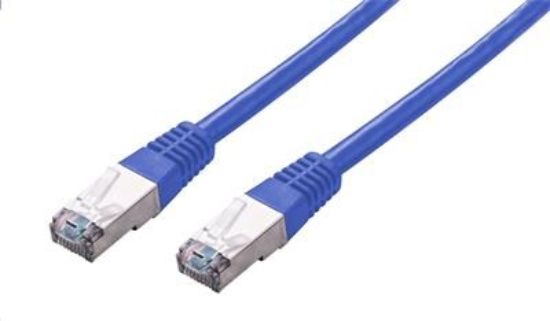 Obrázek C- TECH kabel patchcord Cat5e, FTP, modrý, 0, 25m
