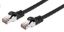 Obrázek C- TECH kabel patchcord Cat6, FTP, černý, 0, 25m