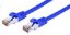 Obrázek C- TECH kabel patchcord Cat6, FTP, modrý, 1m