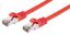 Obrázek C- TECH kabel patchcord Cat6, FTP, červený, 0, 5m