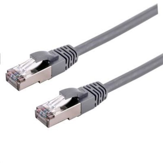 Obrázek C- TECH kabel patchcord Cat6a, S/ FTP, šedý, 0, 25m