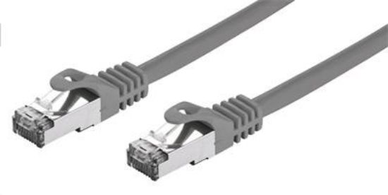 Obrázek C- TECH kabel patchcord Cat7, S/ FTP, šedý, 15m