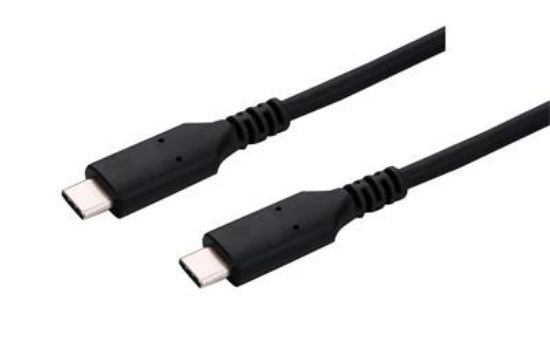 Obrázek C- TECH kabel USB 4.0, Type- C (CM/ CM), PD 100W, 40Gbps, 0, 5m, černý