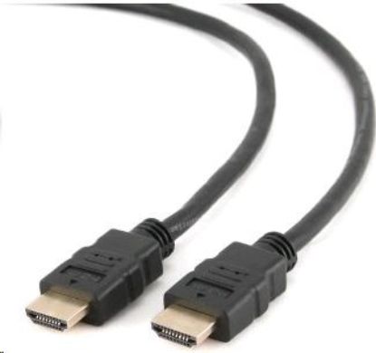 Obrázek C- TECH kabel HDMI - HDMI 0, 5m (v1.4, 3D, zlacené kontakty, stíněný)