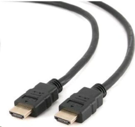 Obrázek C- TECH kabel HDMI - HDMI 0, 5m (v1.4, 3D, zlacené kontakty, stíněný)