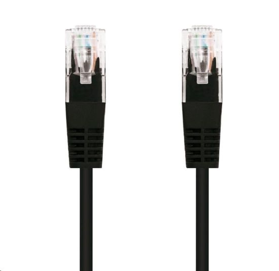 Obrázek C- TECH kabel patchcord Cat5e, UTP, černý, 1m