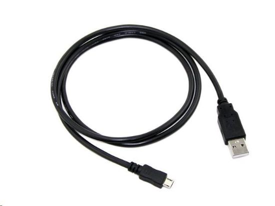 Obrázek C- TECH kabel USB 2.0 AM/ Micro, 1m, černý