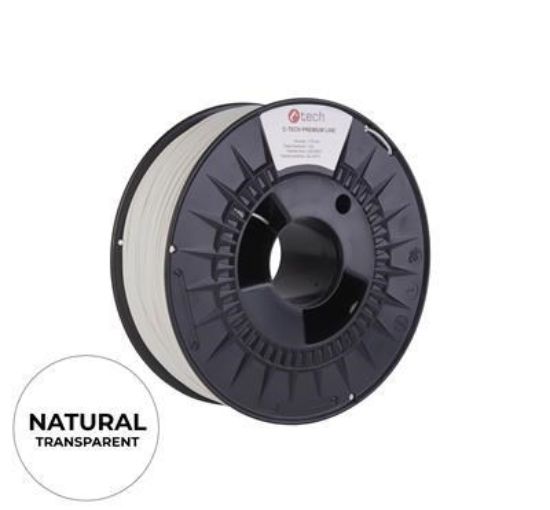Obrázek C- TECH Tisková struna (filament) PREMIUM LINE, PLA, natural, 1, 75mm, 1kg
