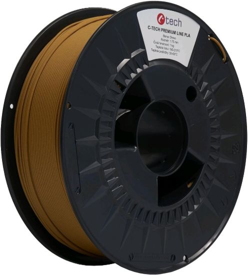 Obrázek C- TECH Tisková struna (filament) PREMIUM LINE, PLA, dřevo, 1, 75mm, 1kg