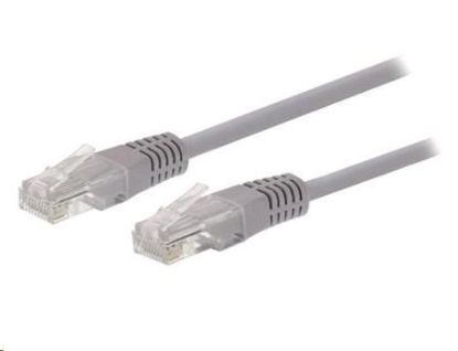 Obrázek C- TECH kabel patchcord Cat5e, UTP, šedý, 3m