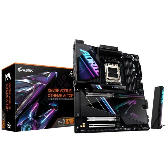 Obrázek GIGABYTE MB Sc AM5 X870E A XTREME AI TOP, AMD X870, 4xDDR5, 2xHDMI, 2xThunderbolt, WiFi, EATX
