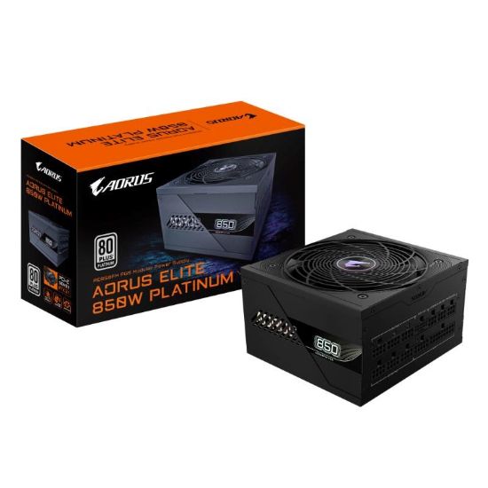 Obrázek GIGABYTE zdroj AE850PM PG5, 850W, 80+ Platinum, 120mm fan, černá