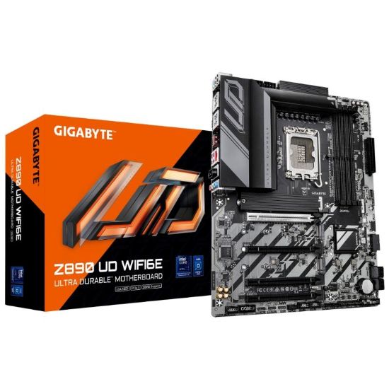 Obrázek GIGABYTE MB Sc LGA1851 Z890 UD WIFI6E, Intel Z890, 4xDDR5, 1xDP, 1xThunderbolt, WiFi