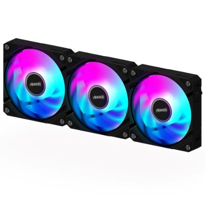 Obrázek GIGABYTE ventilátor AORUS EZ CHAIN FAN 3- PACK, 3x120mm, černá