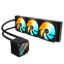 Obrázek GIGABYTE Vodní chladič GAMING 360, 3x120mm, ARGB, LGA1851, AM5, černá