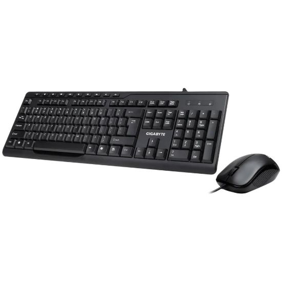 Obrázek GIGABYTE Set klávesnice + myš GK- KM6300, Drátová USB, EN