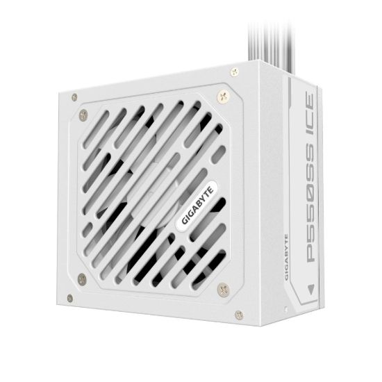Obrázek GIGABYTE zdroj P550SS ICE, 550W, 80+ Silver, 120mm, ATX 3.0, bílá