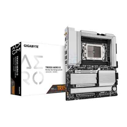Obrázek GIGABYTE MB Sc sTR5 TRX50 AERO D, AMD TRX50, 4xDDR5, WI- FI, E- ATX