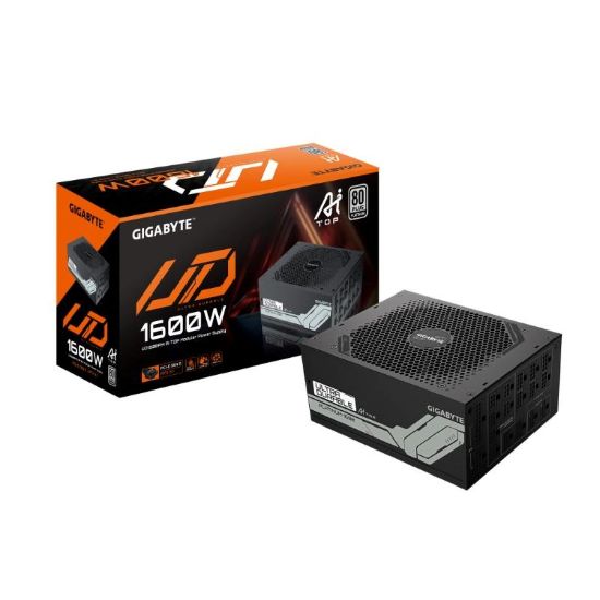 Obrázek GIGABYTE zdroj UD1600PM PG5 AI TOP, 1600W, 80+ Platinum, 140mm fan