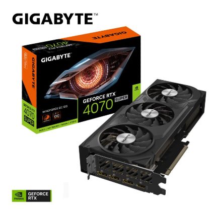 Obrázek BAZAR - GIGABYTE VGA NVIDIA GeForce RTX 4070 SUPER WINDFORCE OC 12G, 12G GDDR6X, 3xDP, 1xHDMI - Po opravě (Bez příšlušen