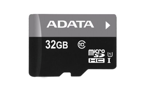 Obrázek ADATA MicroSDHC karta 32GB UHS- I Class 10 + SD adaptér, Premier