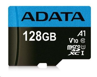 Obrázek ADATA MicroSDXC karta 128GB Premier UHS- I Class 10 + adaptér