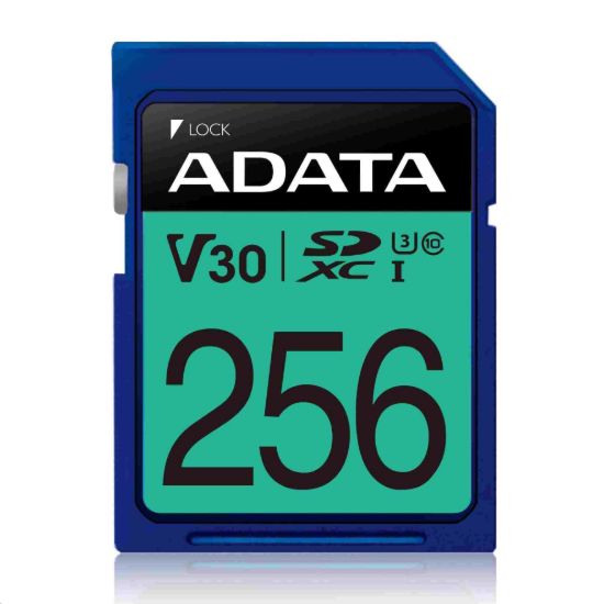 Obrázek ADATA SDXC karta 256GB Premier Pro UHS- I U3 Class 10 (R: 95/ W: 60 MB/ s)