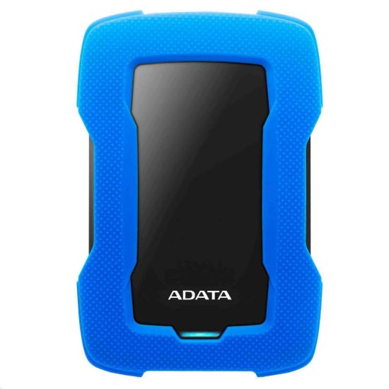 Obrázek ADATA Externí HDD 2TB 2, 5" USB 3.1 HD330, BLUE COLOR BOX, modrý (gumový, nárazu odolný)