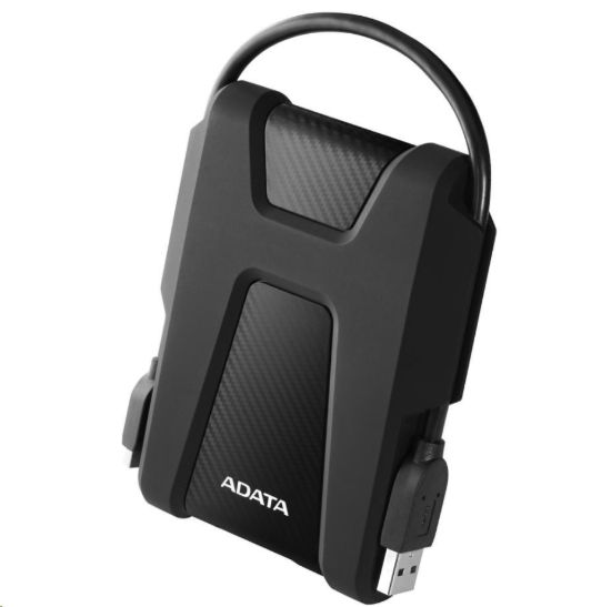 Obrázek ADATA Externí HDD 2TB 2, 5" USB 3.1 AHD680, černý (gumový, nárazu odolný)