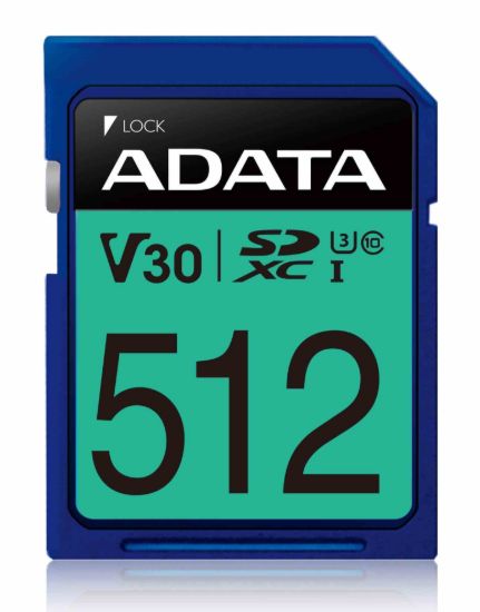 Obrázek ADATA SDXC karta 512GB Premier Pro UHS- I U3 Class 10 (R: 95/ W: 60 MB/ s)