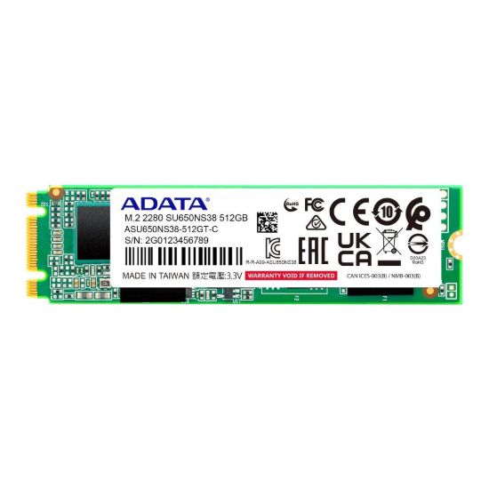 Obrázek ADATA SSD 512GB SU650NS38 PCIe Gen3x4 M.2 2280 (R: xx/ W: xx MB/ s)