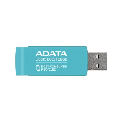 Obrázek ADATA Flash Disk 128GB UC310E ECO, USB 3.2 , modrá