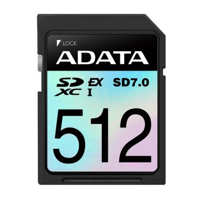 Obrázek ADATA SDXC karta 512GB Express, PCIe Gen3, UHS- I, C10, V30, (R: 800/ W: 700 MB/ s)