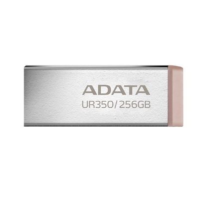 Obrázek ADATA Flash Disk 256GB UR350, USB 3.2, stříbrno- hnědá