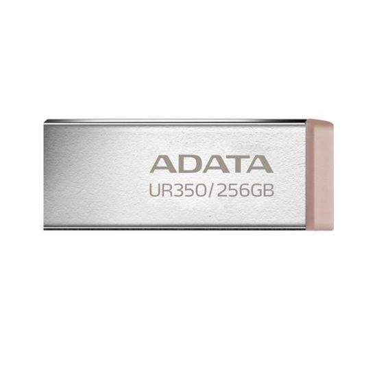 Obrázek ADATA Flash Disk 256GB UR350, USB 3.2, stříbrno- hnědá