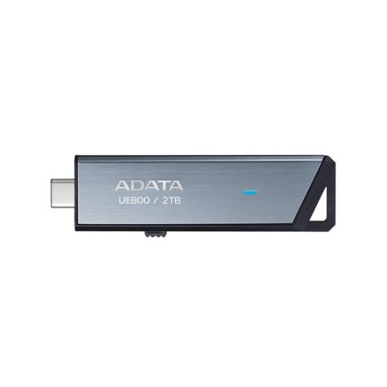 Obrázek ADATA Flash Disk 2TB UE800, USB- C 3.2, R: 1000/ W: 1000MB/ s, stříbrná