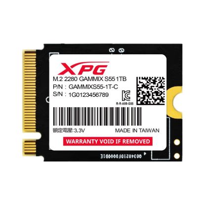 Obrázek ADATA SSD 2TB XPG GAMMIX S55, PCIe Gen4x4, M.2 2230, (R: 5000/ W: 3200MB/ s)