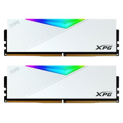 Obrázek ADATA XPG DIMM DDR5 48GB (Kit of 2) 6800MT/ s CL34 Lancer RGB, Bílá