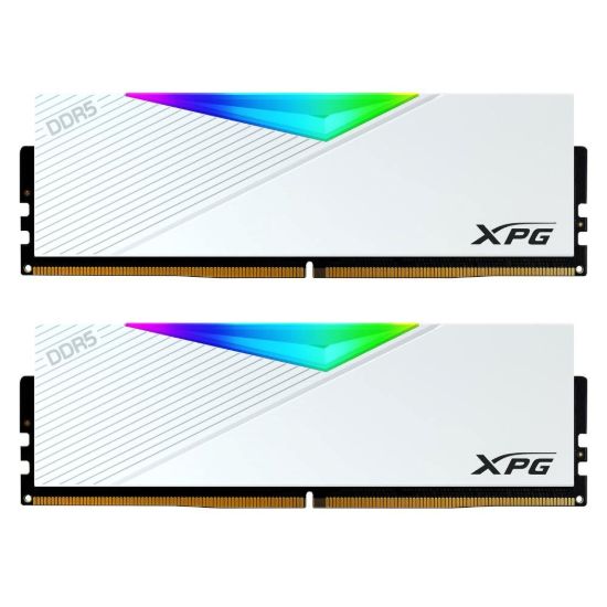 Obrázek ADATA XPG DIMM DDR5 48GB (Kit of 2) 6800MT/ s CL34 Lancer RGB, Bílá