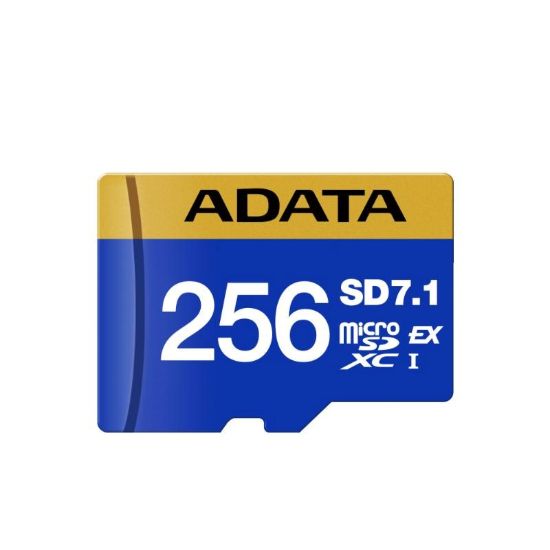 Obrázek ADATA MicroSDXC karta 256GB Premier Extreme SD7.1, U3, C10, V30 (R: 800/ W: 700 MB/ s)