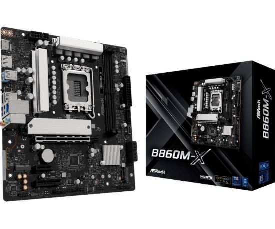 Obrázek ASRock MB Sc LGA1851 B860M- X, Intel B860, 2xDDR5, 1xDP, 1xHDMI, mATX