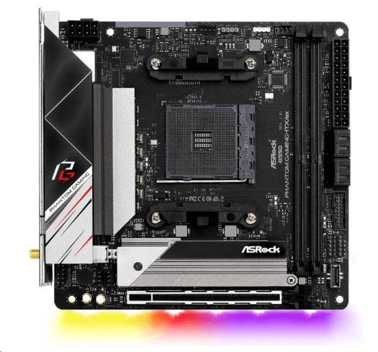 Obrázek ASRock MB Sc AM4 B550 PHANTOM GAMING- ITX/ AX, AMD B550, 2xDDR4, HDMI