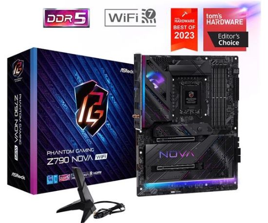 Obrázek ASRock MB Sc LGA1700 Z790 NOVA WIFI, Intel Z790, 4xDDR5, 1xDP, 1xHDMI, ATX