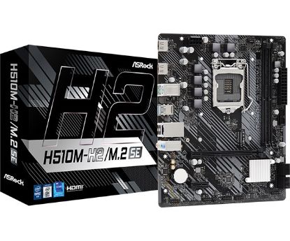 Obrázek ASRock MB Sc LGA1200 H510M- H2/ M.2 SE, Intel H470, 2xDDR4, 2xHDMI, mATX