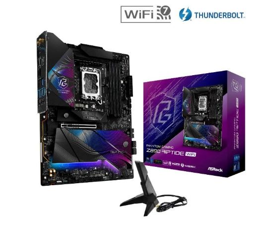 Obrázek ASRock MB Sc LGA1851 Z890 RIPTIDE WIFI, Intel Z890, 4xDDR5, 1xHDMI, 2xThunderbolt, WI- FI